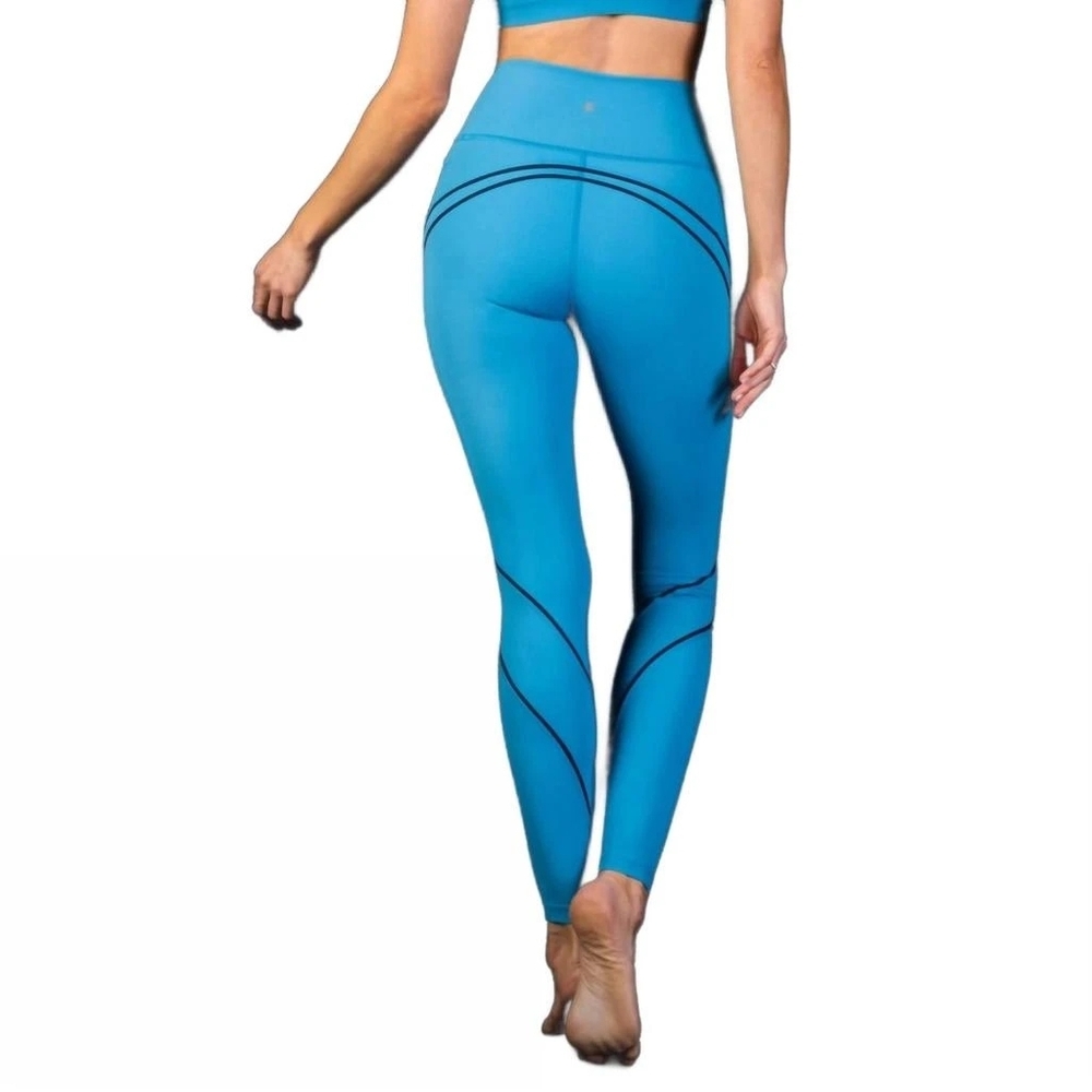 LAIRD Nwot High-Waist Blue Sculpting Leggings M